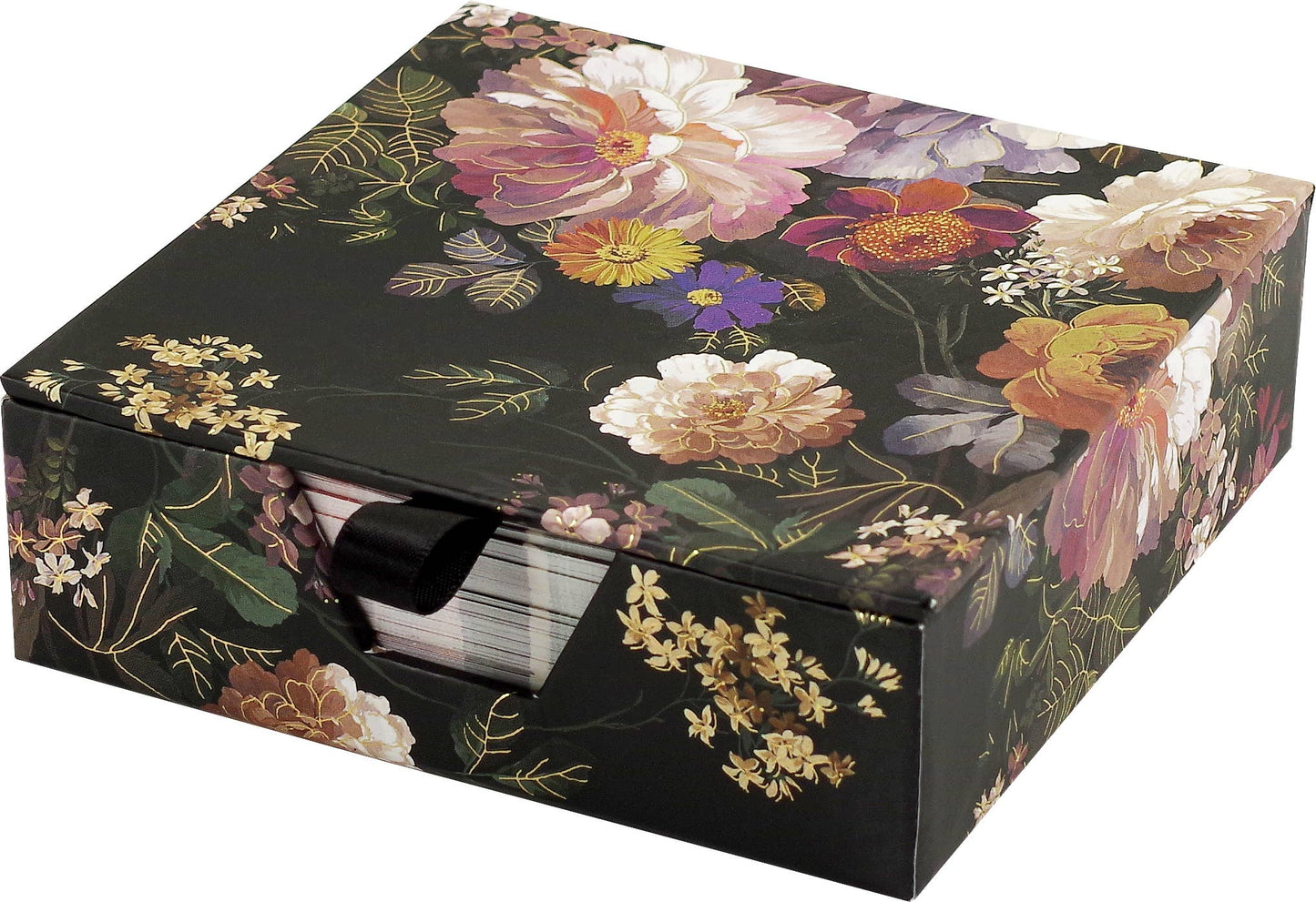 Peter Pauper Press - Midnight Floral Desk Notes (Note Pad)