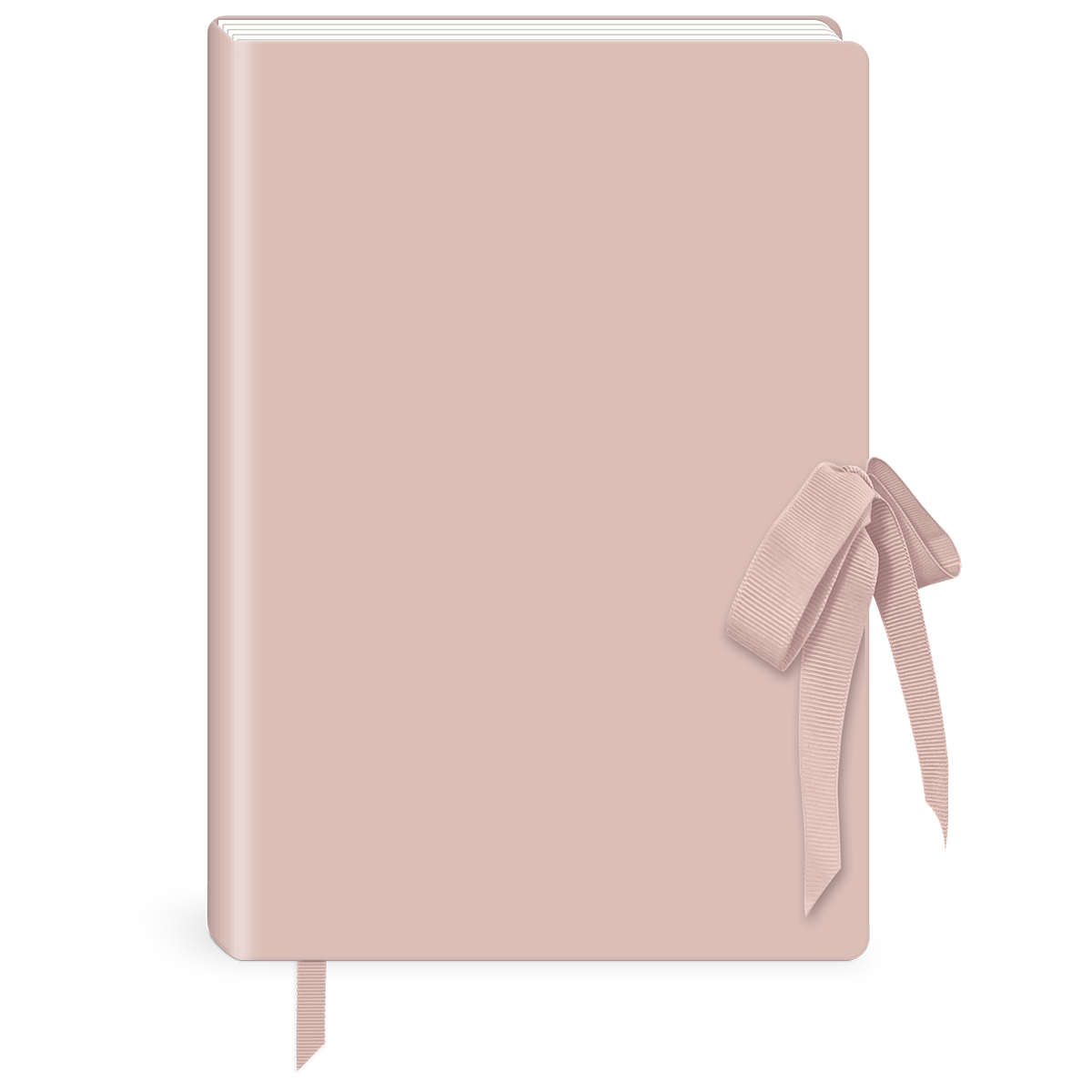 Lady Jayne | Bow Softcover Journal in Blush