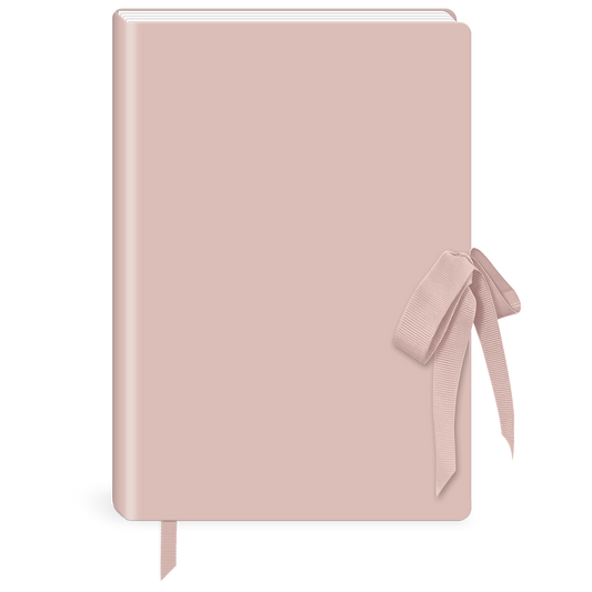 Lady Jayne | Bow Softcover Journal in Blush