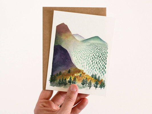 Mountain Morning Greeting Card
