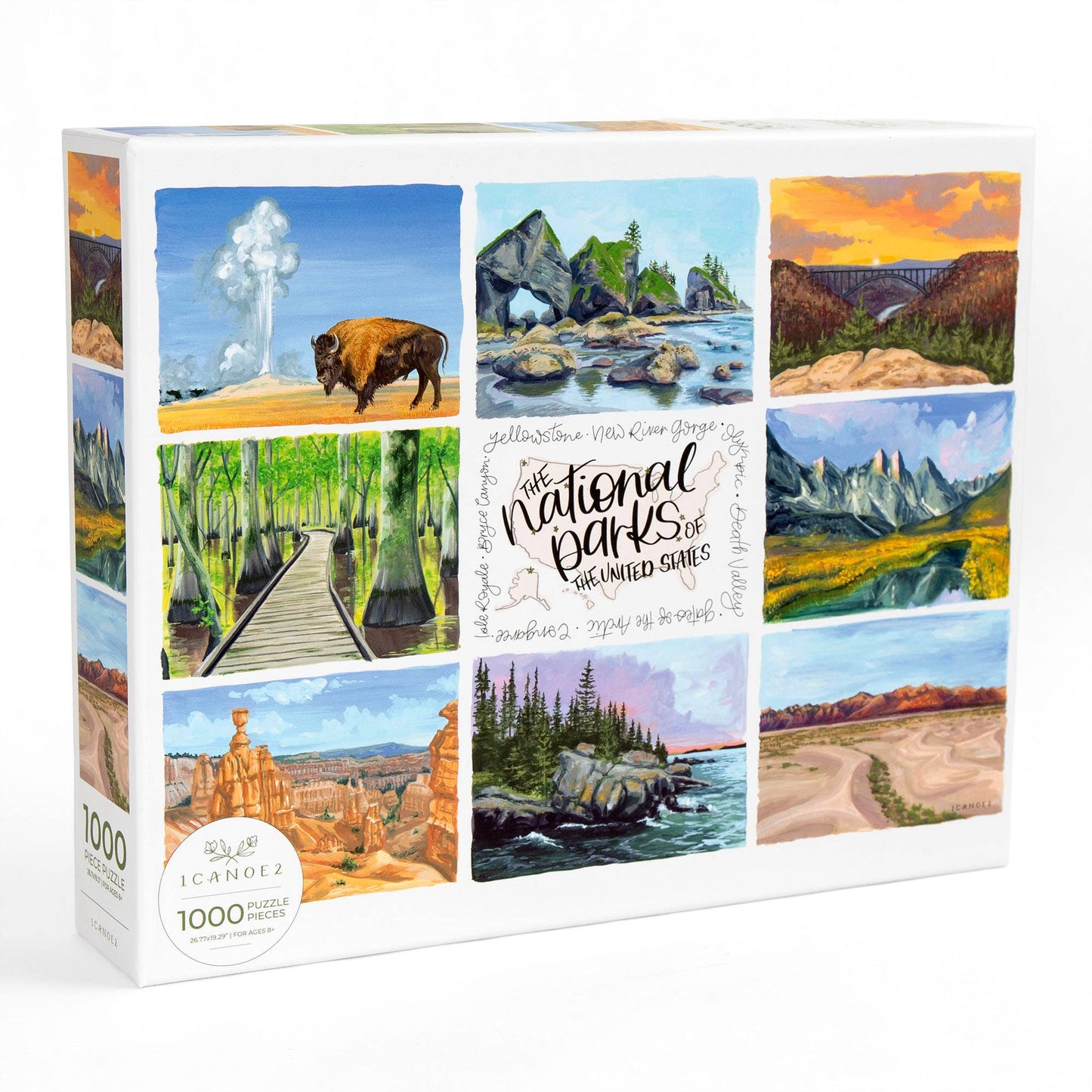 1Canoe2 | National Parks Volume 4 - 1,000 Piece Jigsaw Puzzle