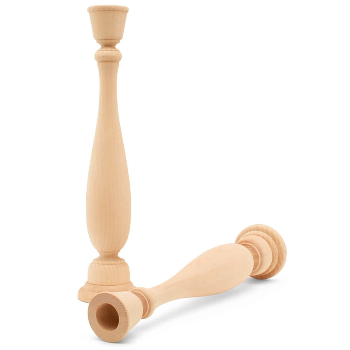 Wood Taper Candle Holders