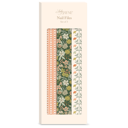 Lady Jayne | Forest Coral Floral Nail File Set