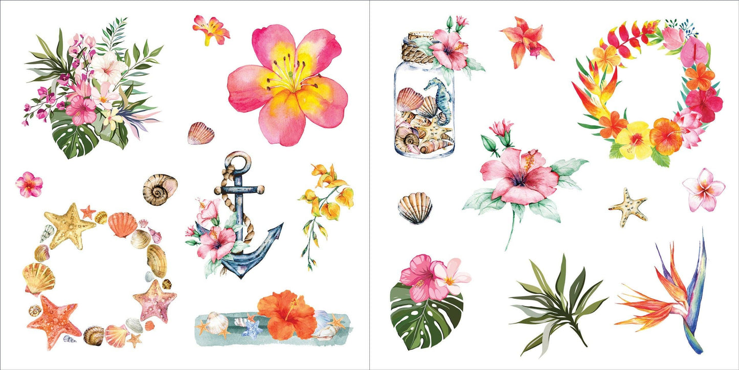 Peter Pauper Press | Bunches of Botanicals Sticker Book (500 stickers)