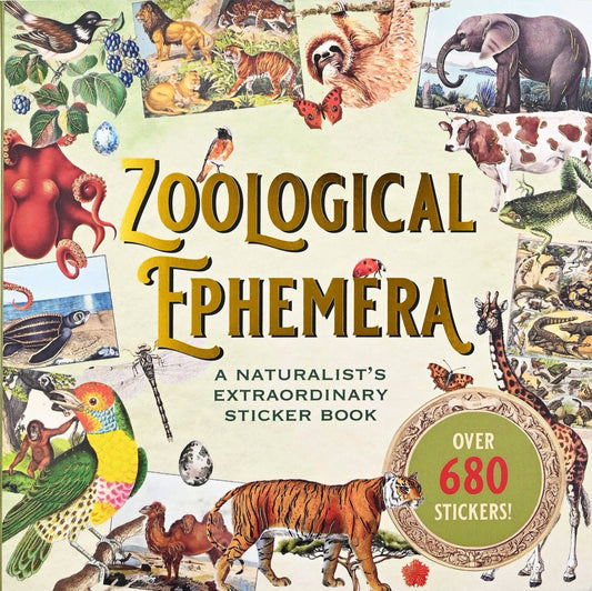 Peter Pauper Press | Zoological Ephemera Sticker Book