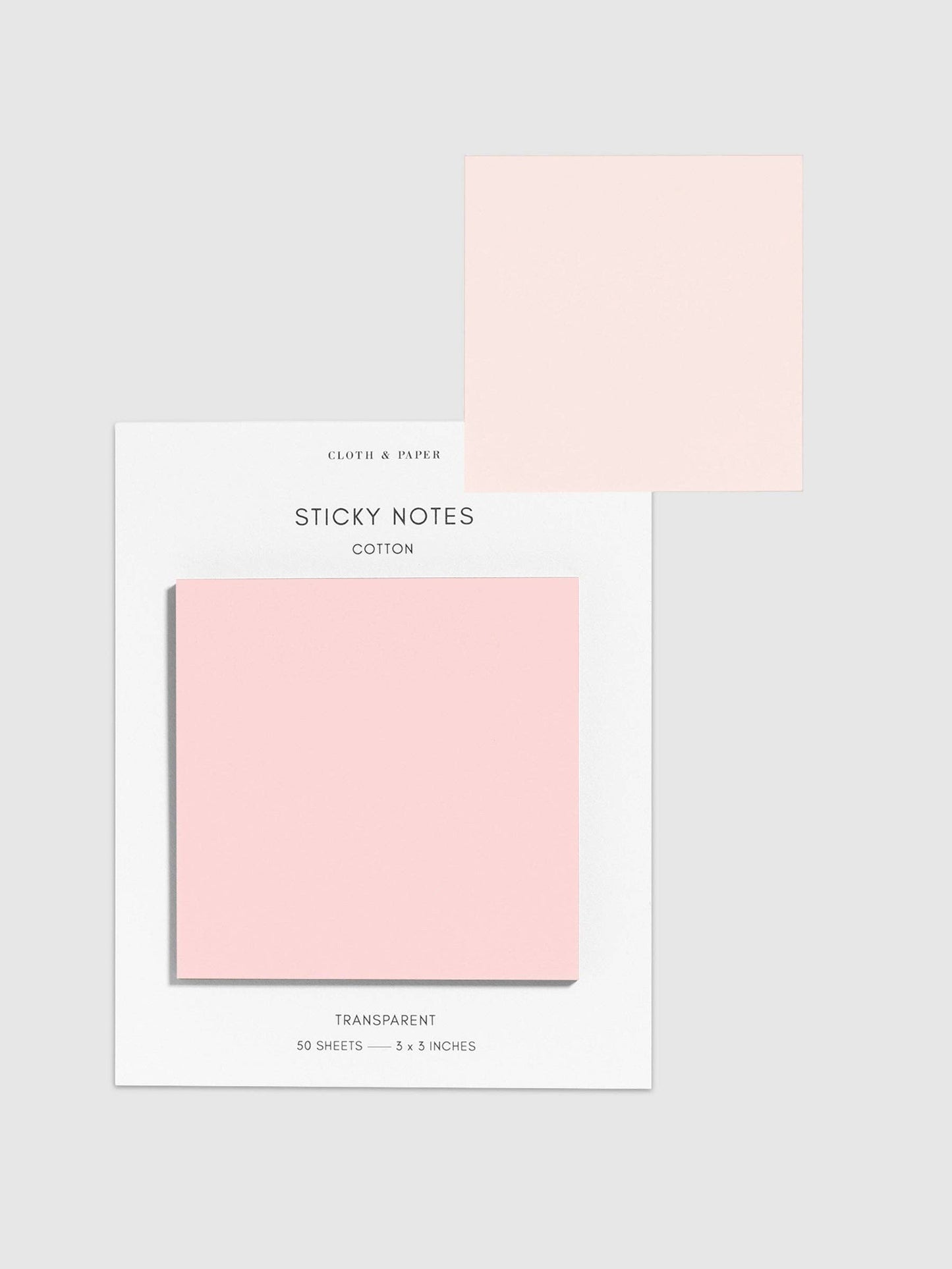Cloth & Paper | Transparent Sticky Notes