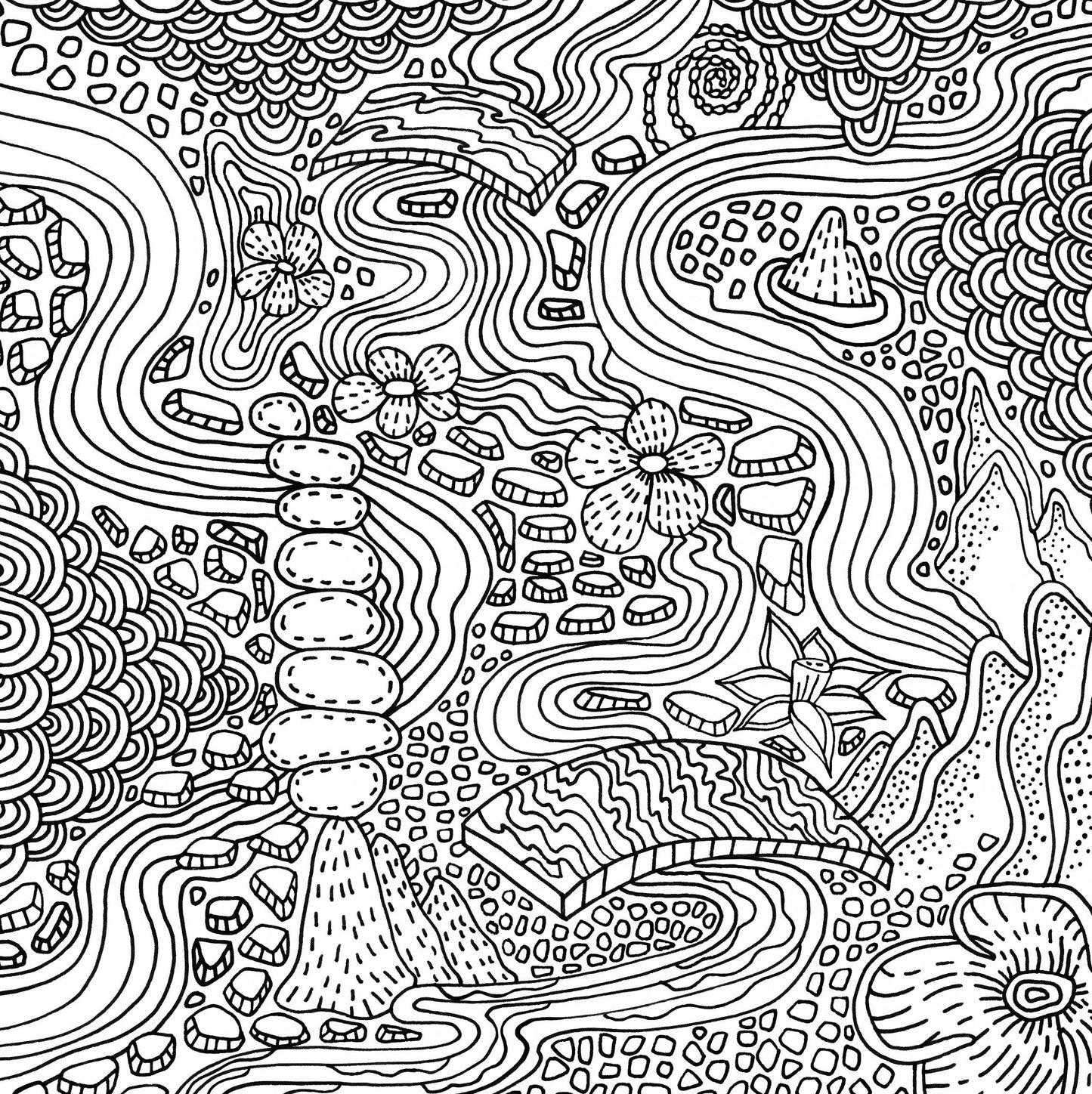 Peter Pauper Press | Serenity Artist's Coloring Book