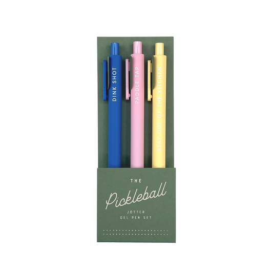 Ruff House Print Shop | Pickleball Jotter Gel Pen: Set of 3