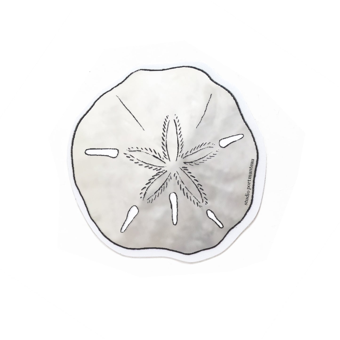 Sand Dollar Vinyl Sticker
