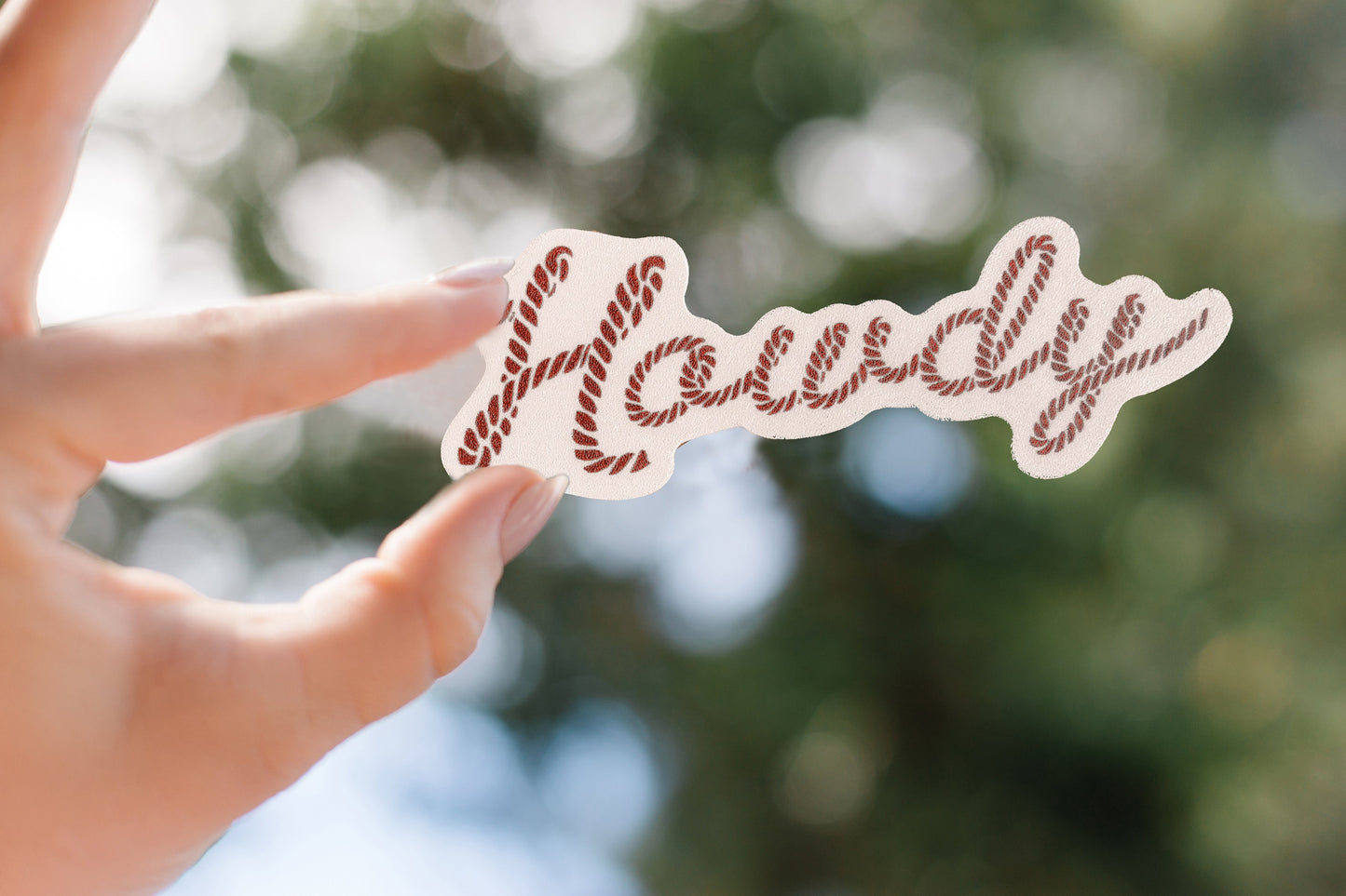 Howdy Vinyl Sticker