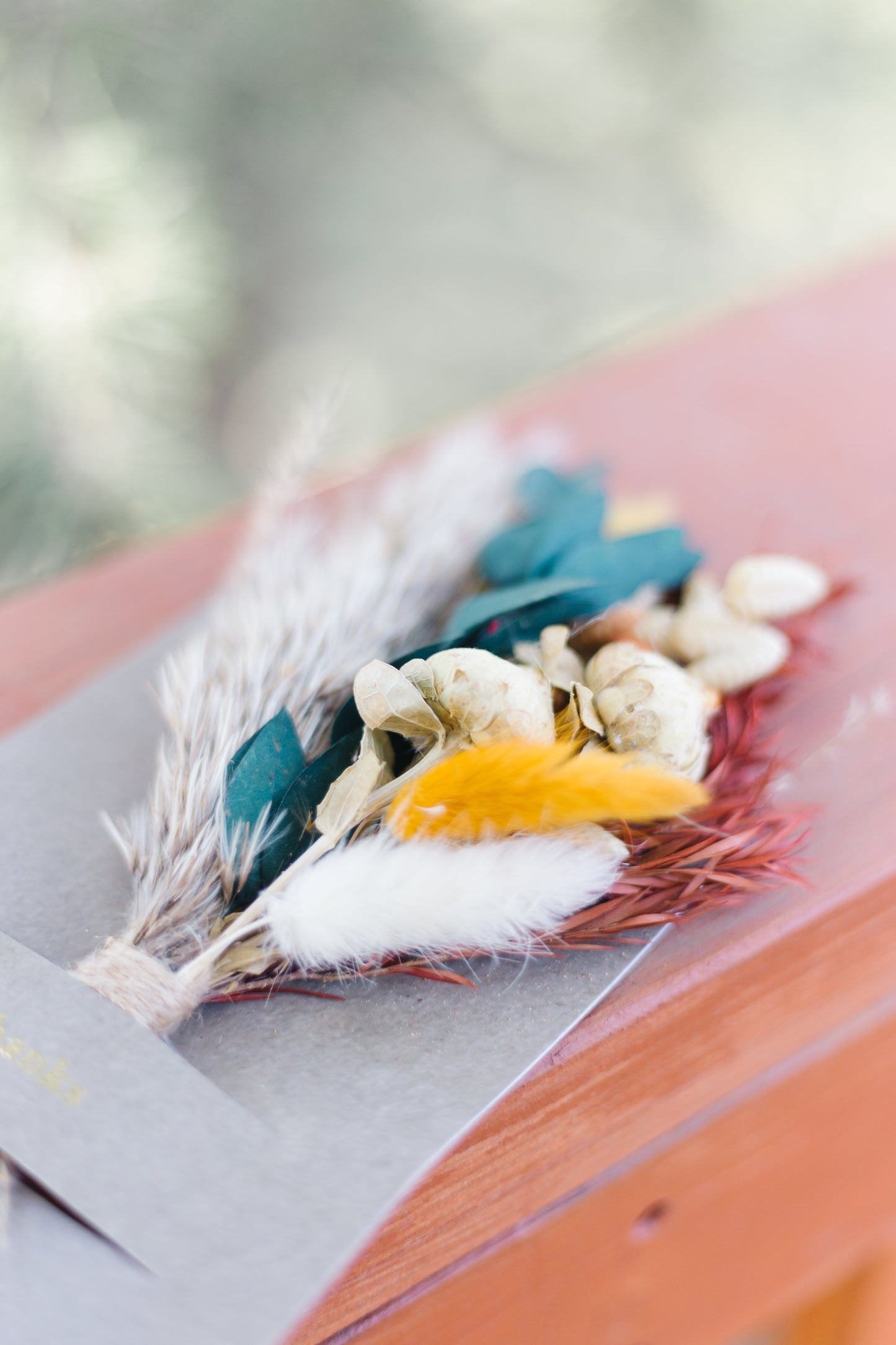 I Love You Mini Bouquet Card | Dried Flower Greeting Card