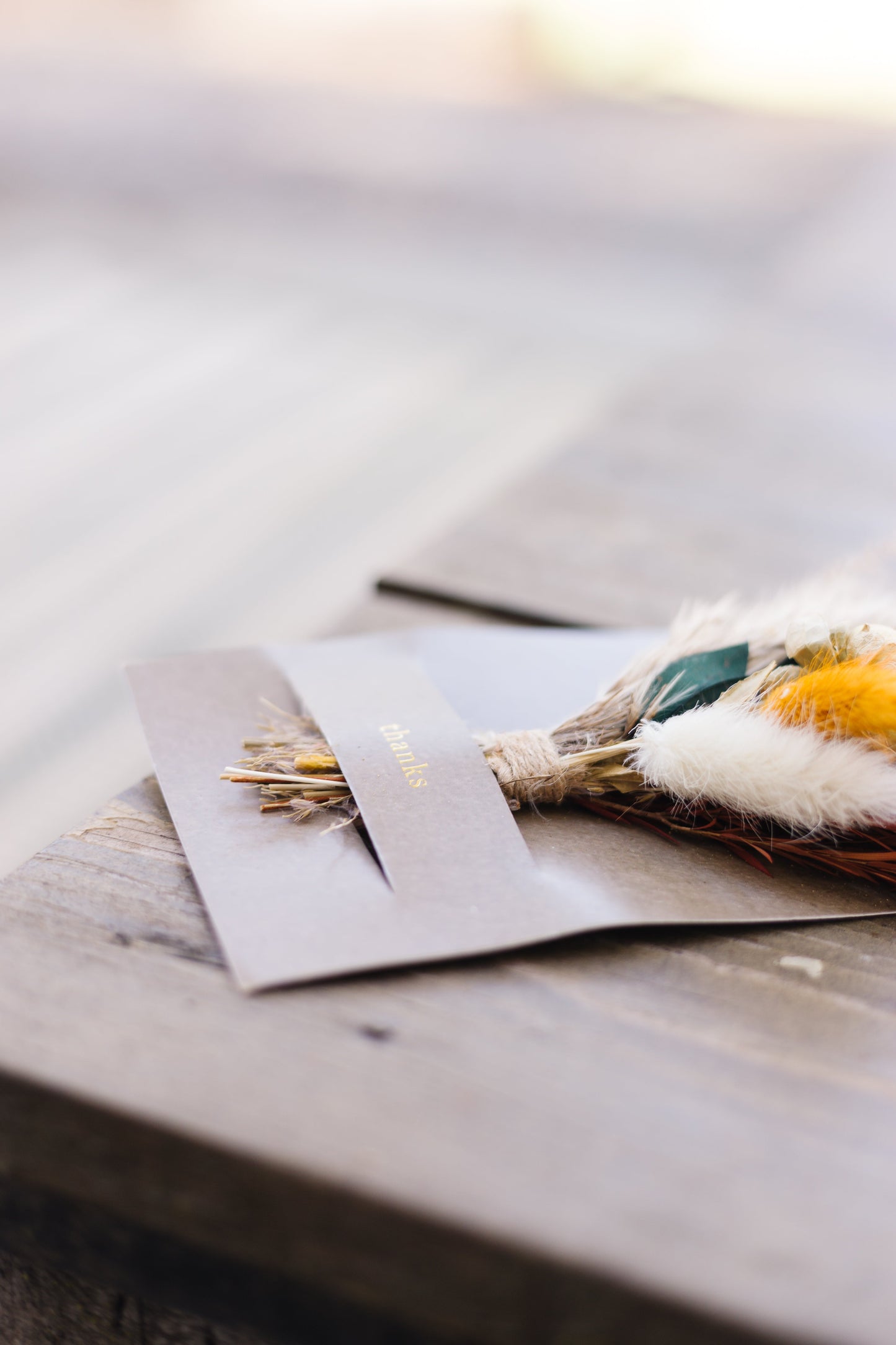 Congrats Mini Bouquet Card | Dried Flowers Greeting Card