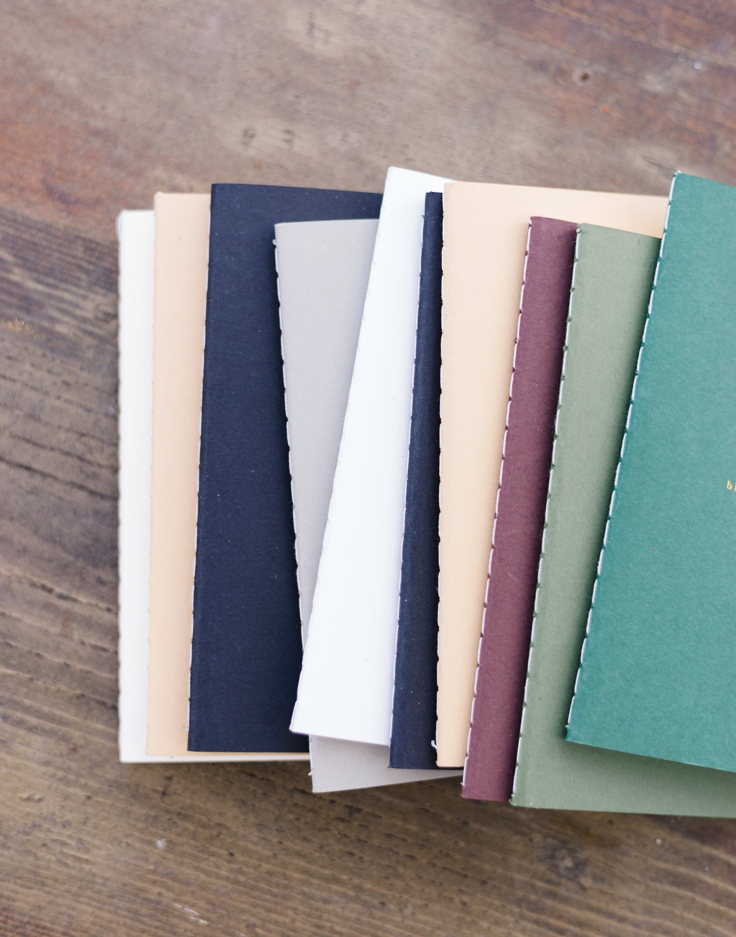 Blue Spruce Mini Saddle Stitch Notebook | Pine Tree Notebook