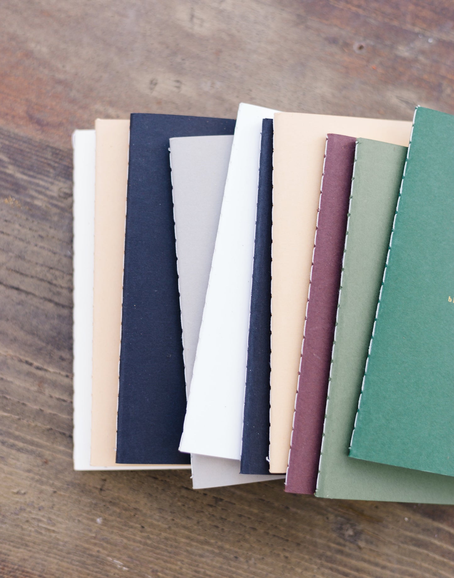 Foil Embossed Sleeping Fox Menagerie Mini Saddle Stitch Notebook