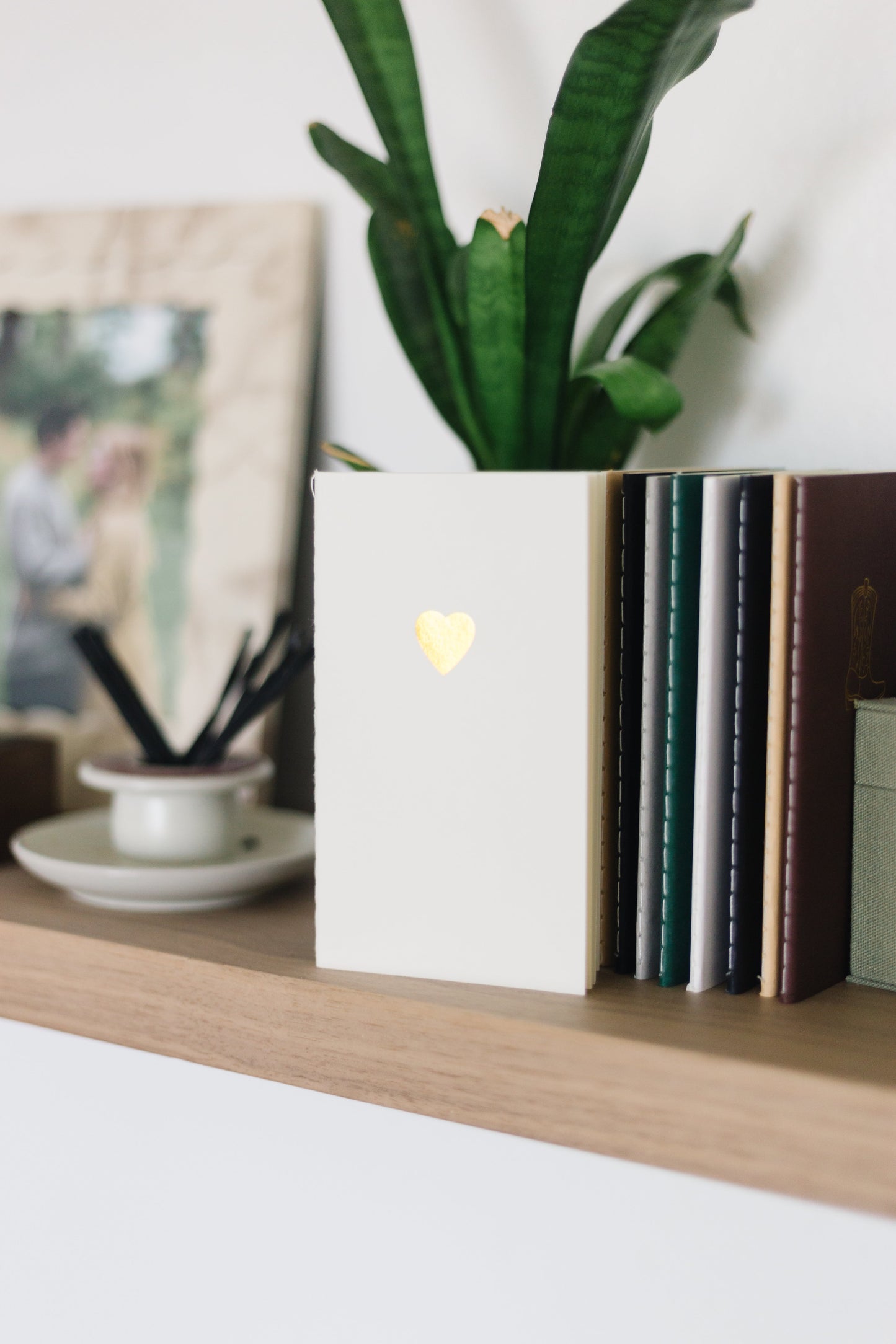 Classic Heart Mini Saddle Stitch Notebook | Be Mine Notebook