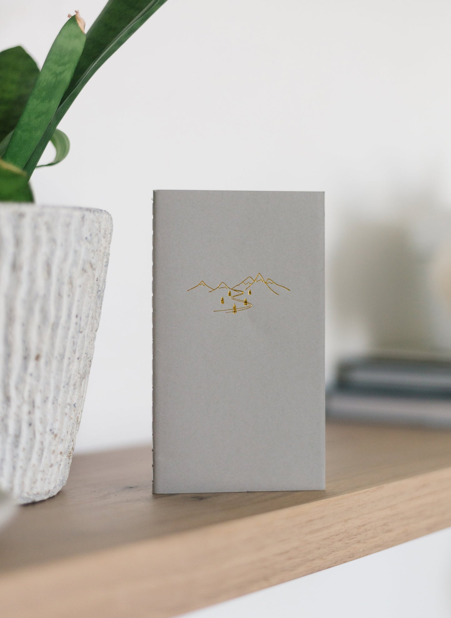 Snow Capped Mountains Mini Saddle Stitch Notebook