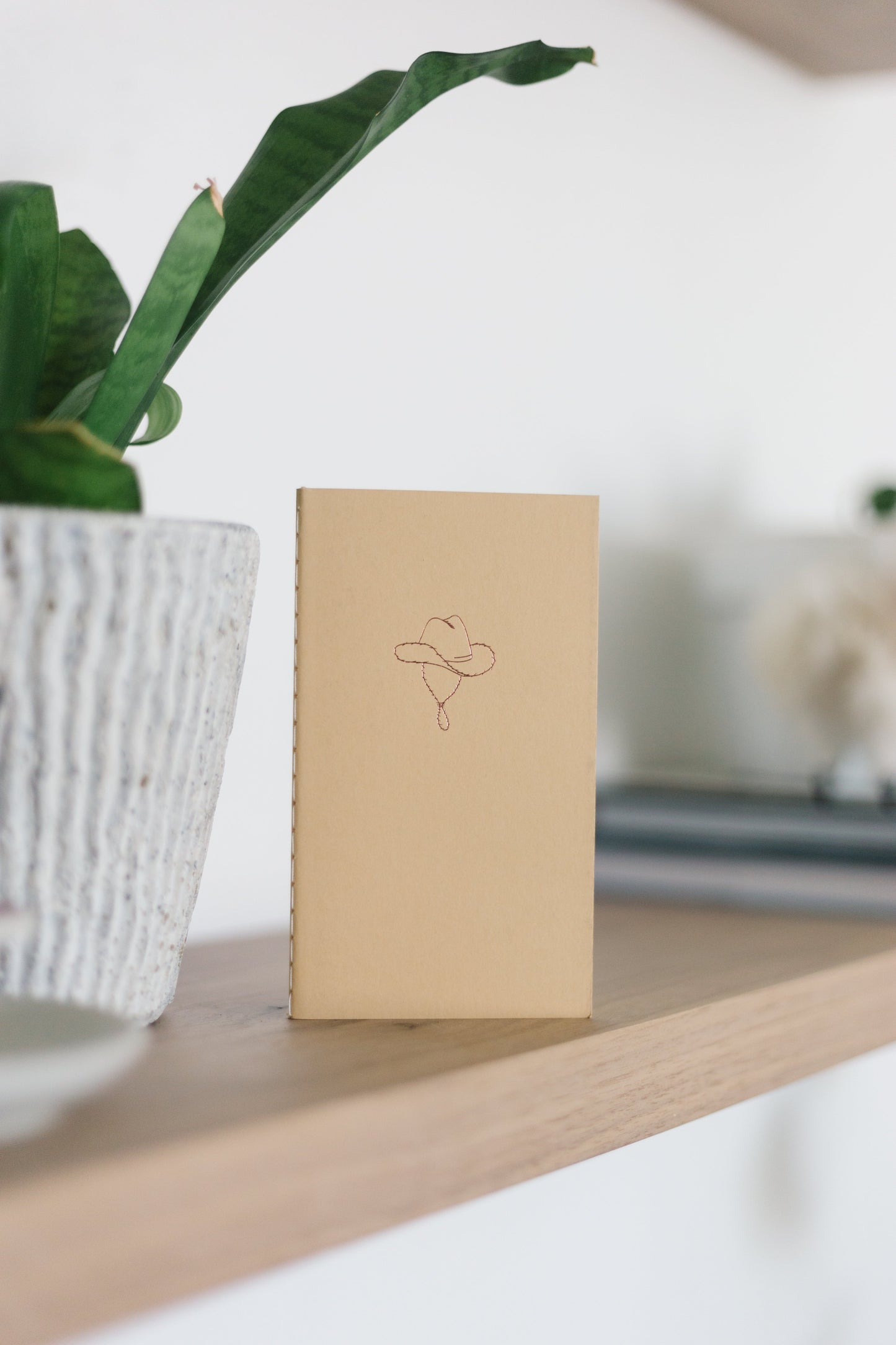 Cowboy Hat Mini Saddle Stitch Notebook