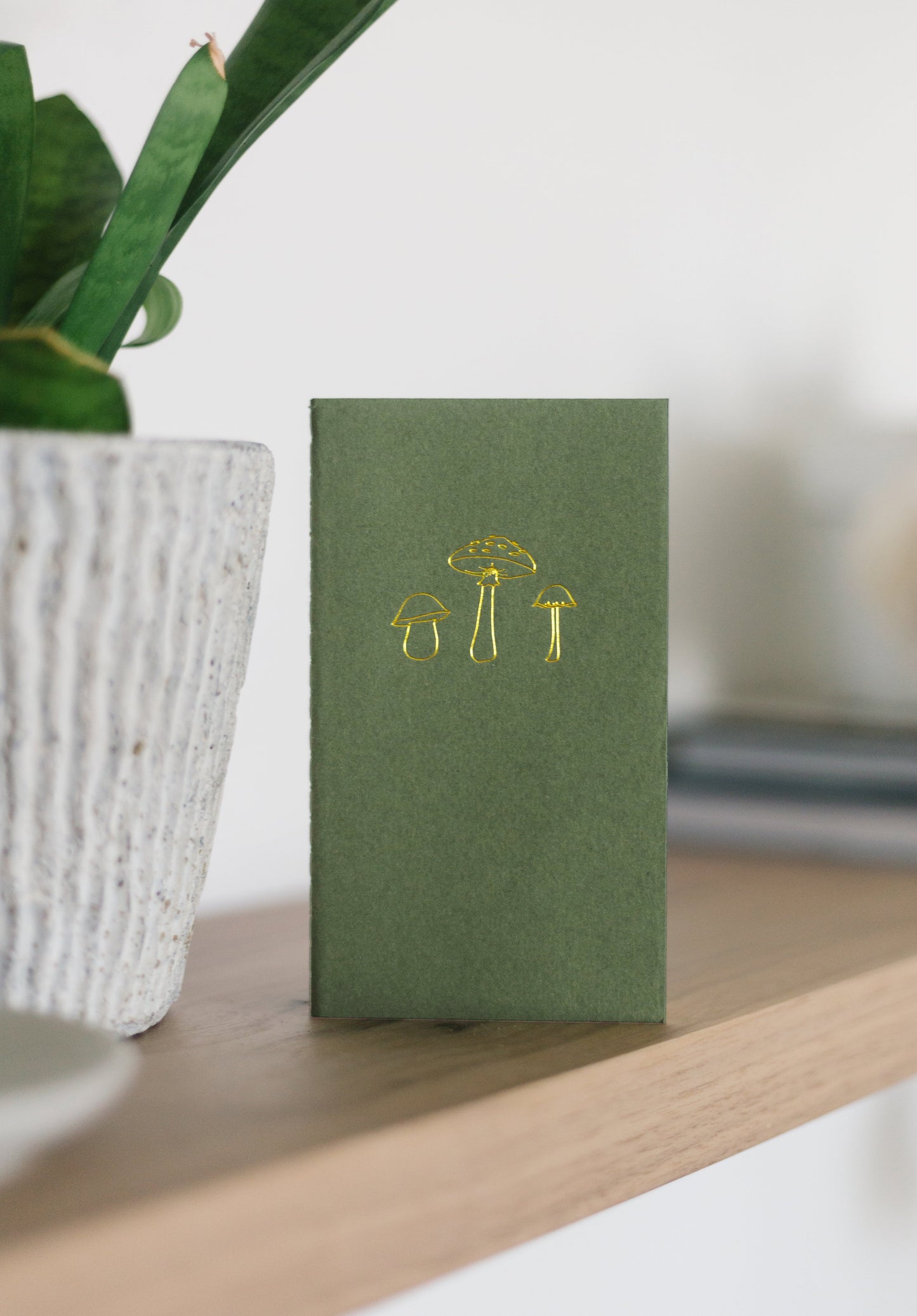 Mushroom Trio Mini Saddle Stitch Notebook