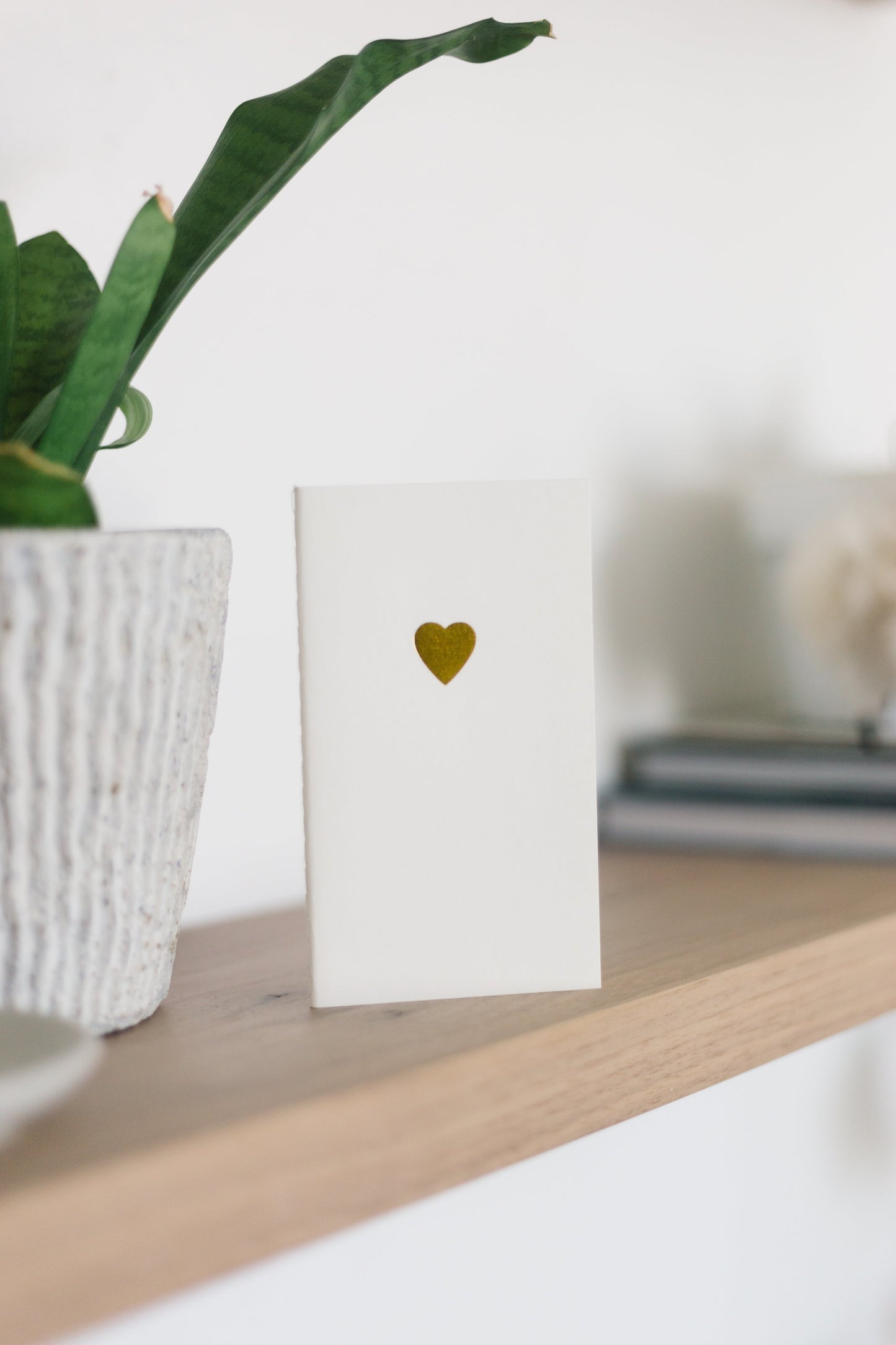 Classic Heart Mini Saddle Stitch Notebook | Be Mine Notebook
