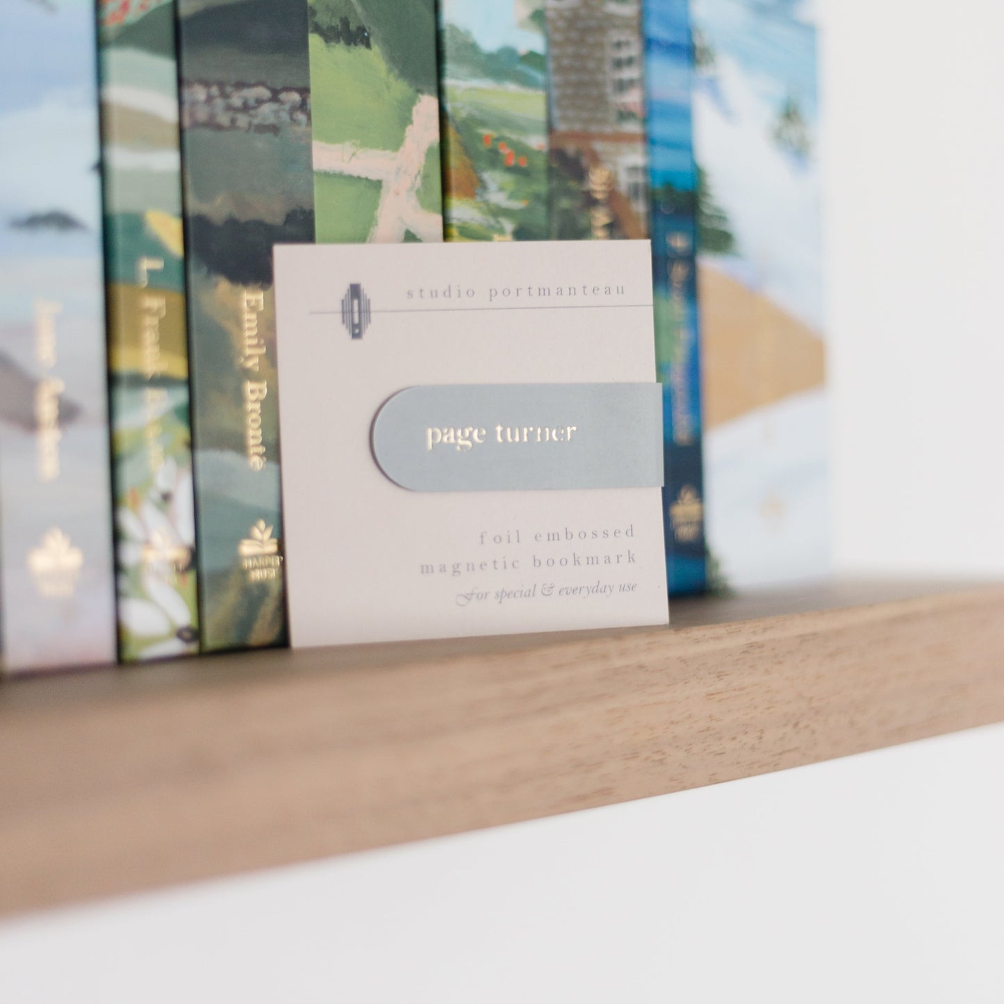 Book Lover Magnetic Bookmark Set - Foil Embossed