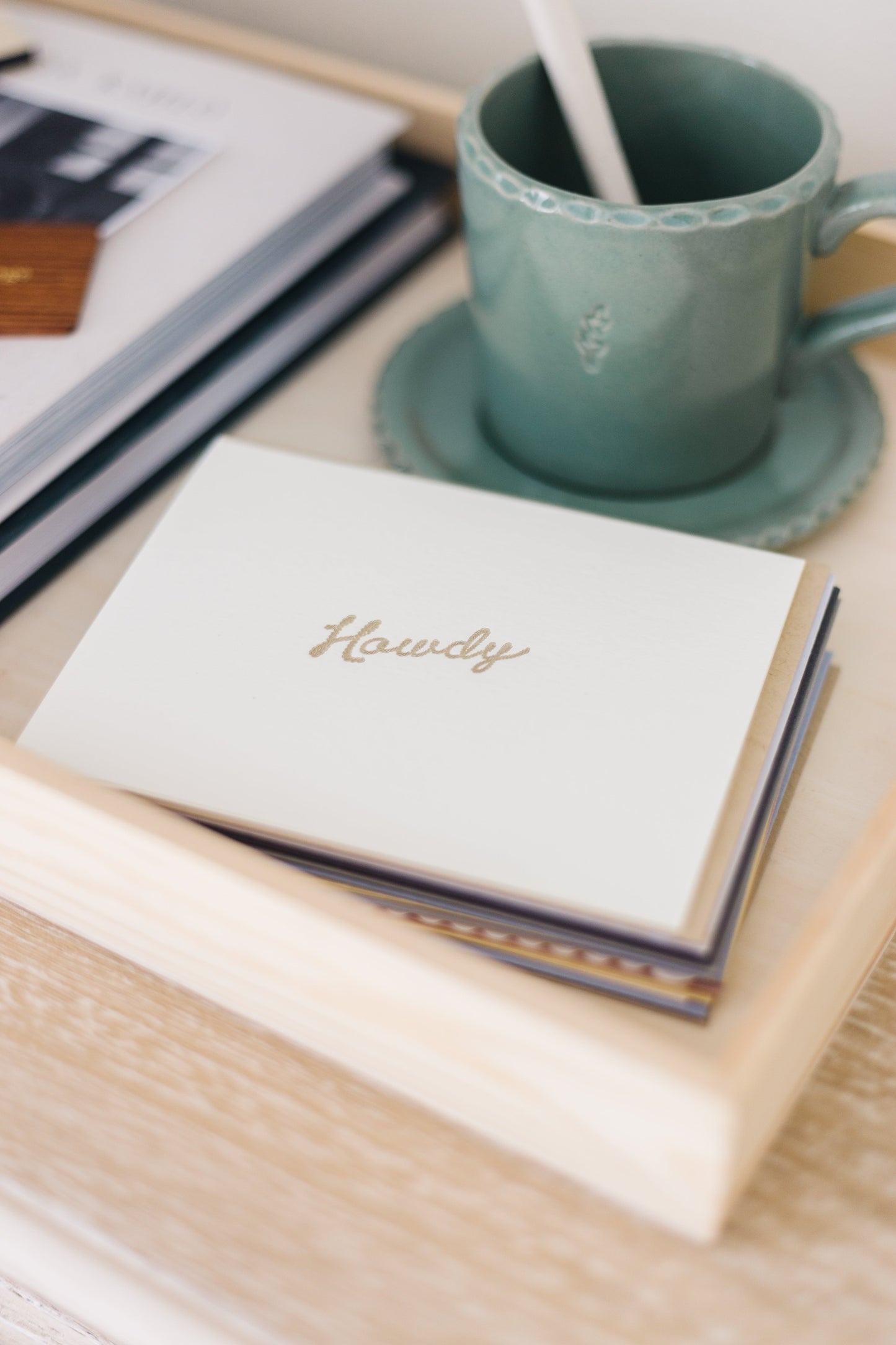 Howdy Letterpress Greeting Card